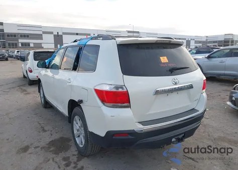 2012 Toyota Highlander Se V6 from USA, damaged, VIN 5TDBK3EH6CS107574